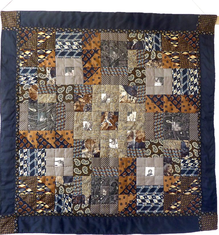 Patchwork "Zelfportret" Tonnie Haarsma